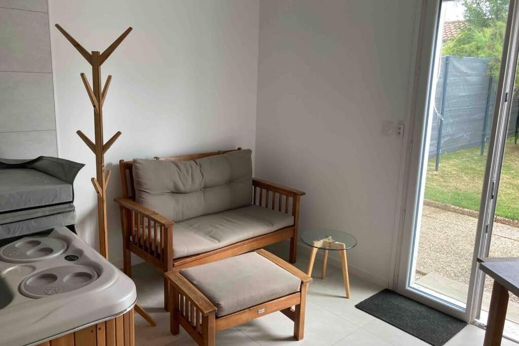 Studio Avec Spa Interieur Prive Pornic Bagian luar foto